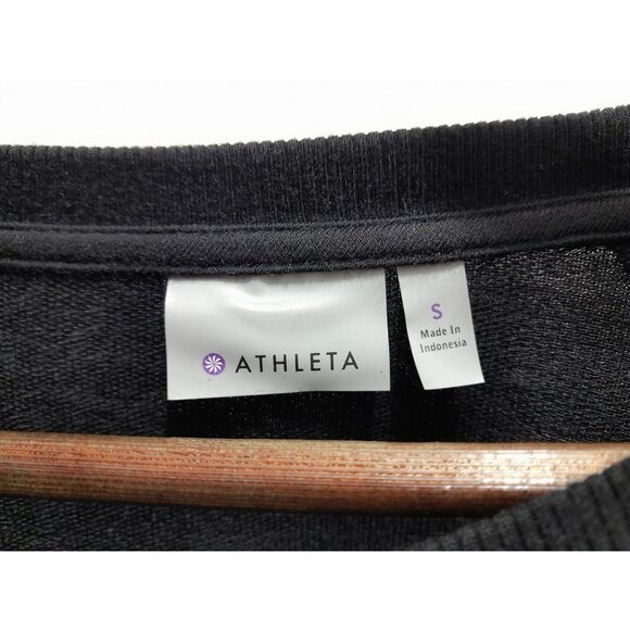 Athleta Womens Stretch Side Split Thumbholes Size Small Athleisure Sweatshirt - Picture 8 of 9